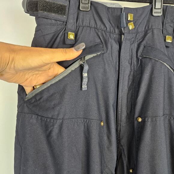 Ride Snowboards Black Ski Snow Cell 5 Series 28 x 28 Unisex Waterproof Pants - Picture 4 of 13